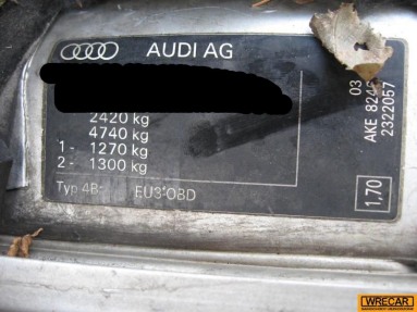 Купить Audi Allroad 2.5 TDI                  4B Allroad 2.5 TDI, 2.5, 2001 года с пробегом, цена 48581 руб., id 11093