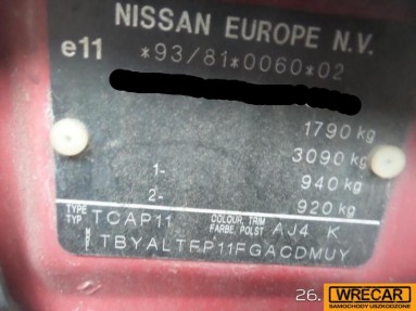 Купить Nissan Primera, 2.0, 1998 года с пробегом, цена 0 руб., id 11198