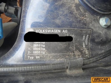 Купить Volkswagen Polo, 1.4, 2005 года с пробегом, цена 0 руб., id 11294