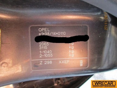 Купить Opel Zafira, 2.0, 1999 года с пробегом, цена 0 руб., id 12557