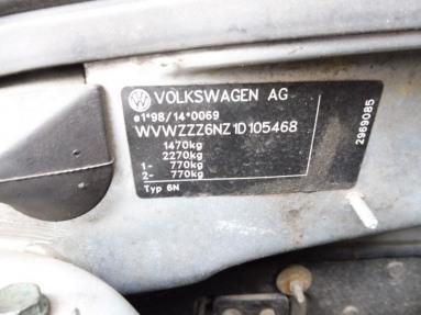 Купить Volkswagen Polo, 1.4, 2001 года с пробегом, цена 6436 руб., id 12930