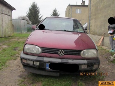Купить Volkswagen Golf, 1.9, 1995 года с пробегом, цена 0 руб., id 12941