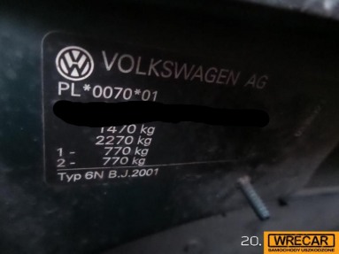 Купить Volkswagen Polo, 1.4, 2001 года с пробегом, цена 6436 руб., id 13940