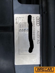 Купить Audi quattro 4.2 4E Tiptronic, 4.2, 2003 года с пробегом, цена 1592 руб., id 14398