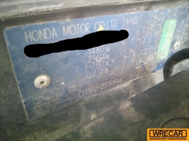 Купить Honda Civic, 1.3, 1995 года с пробегом, цена 1592 руб., id 14449