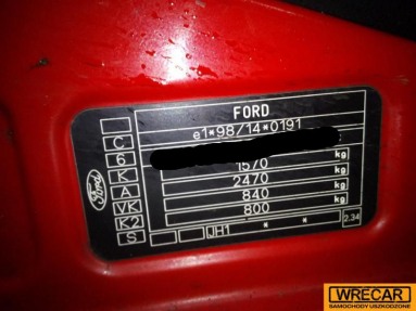 Купить Ford Fiesta, 1.4, 2002 года с пробегом, цена 4844 руб., id 14815