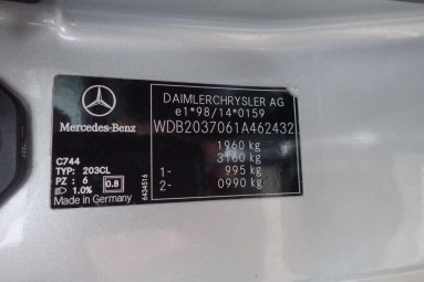 Купить Mercedes-Benz Sport Coupe C220 CDI 203, 2.1, 2002 года с пробегом, цена 3183 руб., id 14887