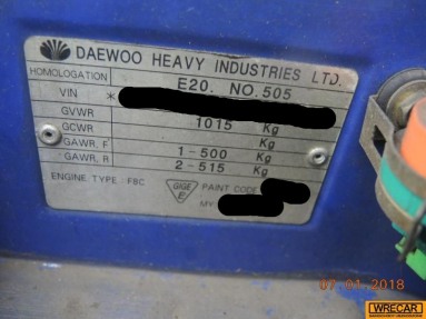 Купить Daewoo Tico, 0.8, 1998 года с пробегом, цена 0 руб., id 15926