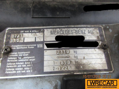 Купить Mercedes-Benz 200 E Kat. 124 200TE, 2.0, 1992 года с пробегом, цена 21038 руб., id 16411
