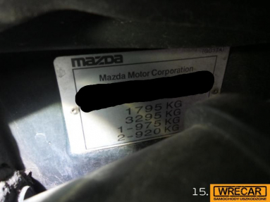 Купить Mazda 626, 2.0, 2002 года с пробегом, цена 0 руб., id 16944