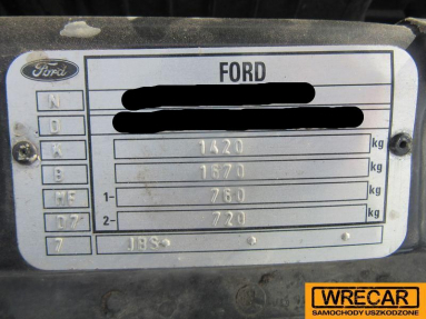 Купить Ford Fiesta, 1.2, 2002 года с пробегом, цена 0 руб., id 17327