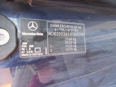 Купить Mercedes-Benz CLK-Klasse CLK 240, 2.6, 2002 года с пробегом, цена 233356 руб., id 17502