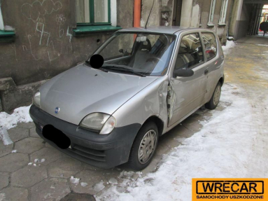 Купить Fiat Seicento, 1.1, 2002 года с пробегом, цена 0 руб., id 18109