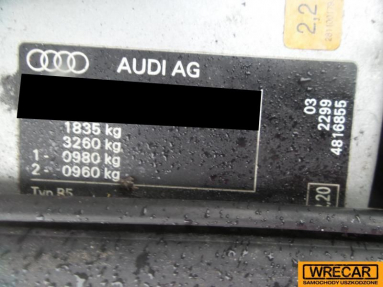 Купить Audi A4, 1.9, 1996 года с пробегом, цена 1592 руб., id 18932