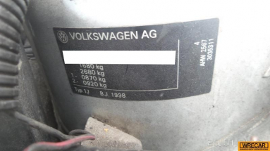 Купить Volkswagen Golf, 1.4, 1998 года с пробегом, цена 1592 руб., id 19020