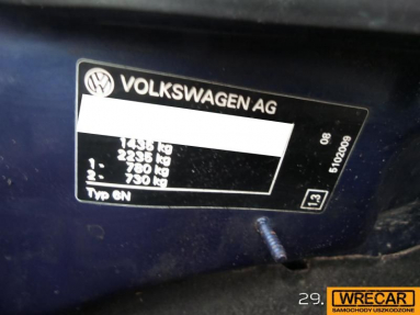 Купить Volkswagen Polo, 1.9, 1999 года с пробегом, цена 1592 руб., id 19097