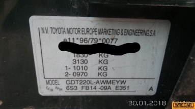 Купить Toyota Avensis, 2.0, 2001 года с пробегом, цена 1592 руб., id 19250