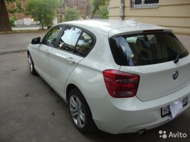 Купить BMW 1er, 1.6, 2012 года с пробегом, цена 950000 руб., id 4527