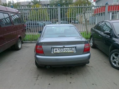 Audi A4 (8D,B5), 1.6, 1998 года с пробегом, id 505