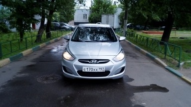 Купить Hyundai Solaris, 1.6, 2014 года с пробегом, цена 380000 руб., id 7082