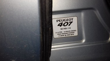 Купить Peugeot 407, 1.6, 2004 года с пробегом, цена 1592 руб., id 9931