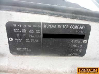 Купить Hyundai Accent, 1.3, 1997 года с пробегом, цена 0 руб., id 10059