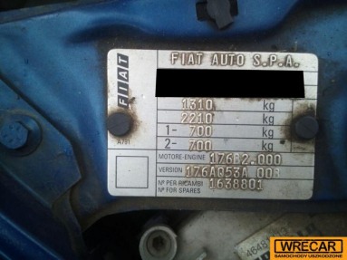 Купить Fiat Punto, 1.1, 1999 года с пробегом, цена 0 руб., id 10405
