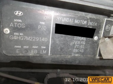 Купить Hyundai Atos, 1.1, 2007 года с пробегом, цена 9689 руб., id 10621